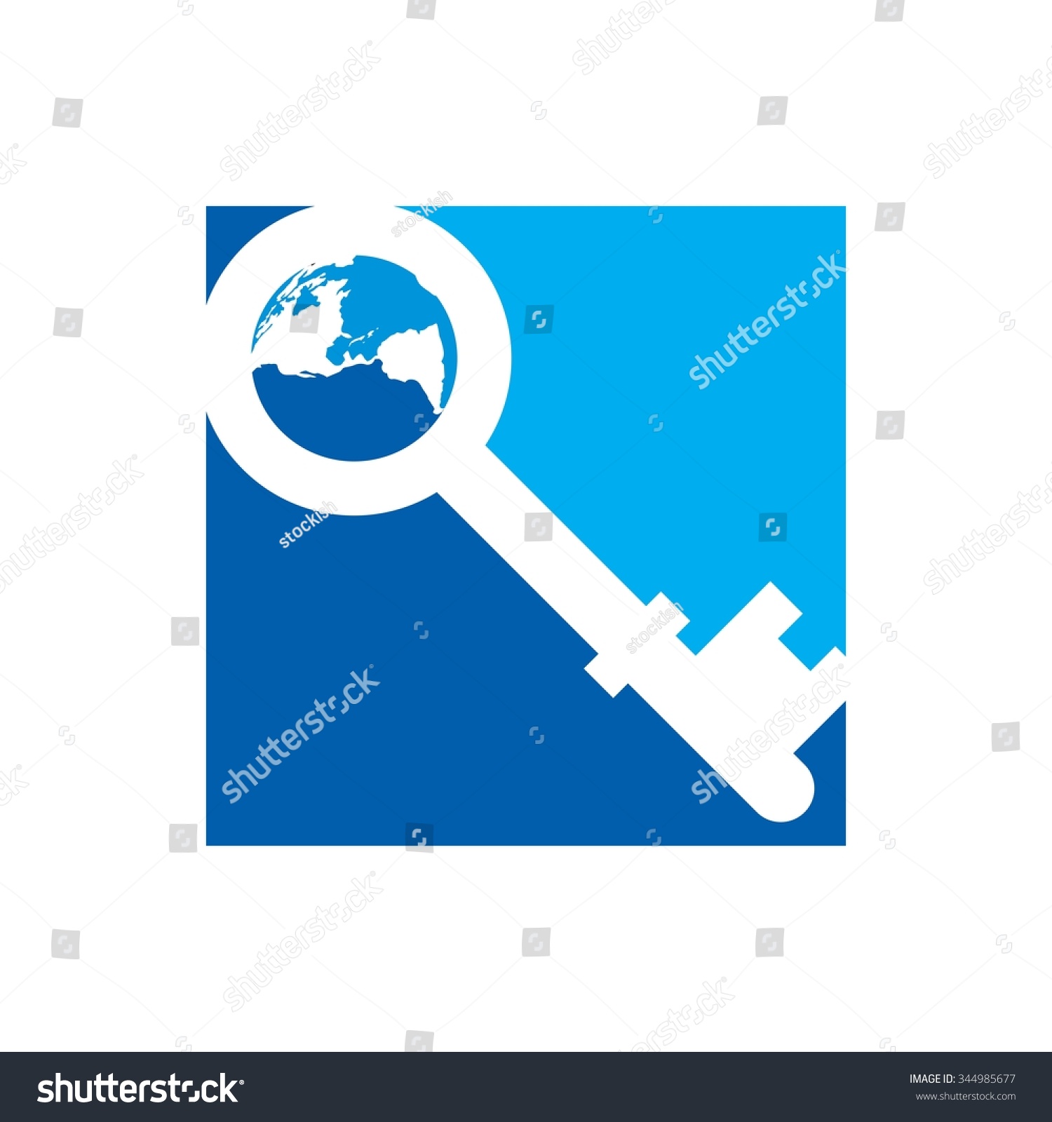 Key World Logo Vector Stock Vector (Royalty Free) 344985677 | Shutterstock