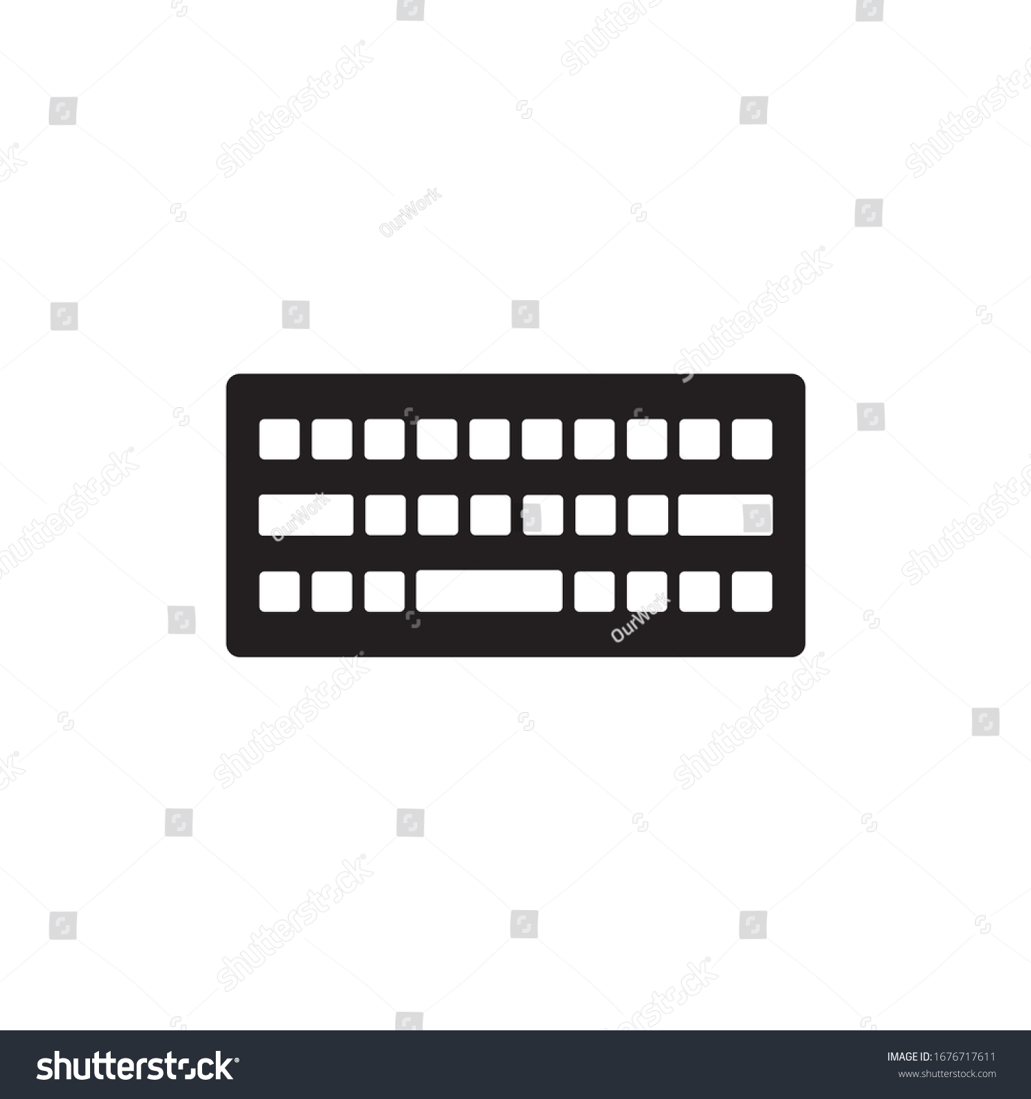 Keyboard Icon Keypad Icon Vector: เวกเตอร์สต็อก (ปลอดค่าลิขสิทธิ์ ...