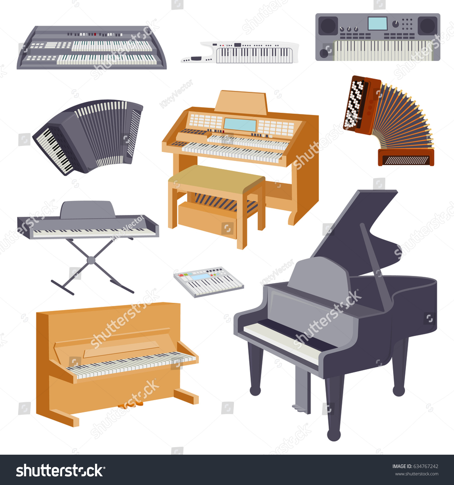 Piano-organ Images, Stock Photos & Vectors | Shutterstock