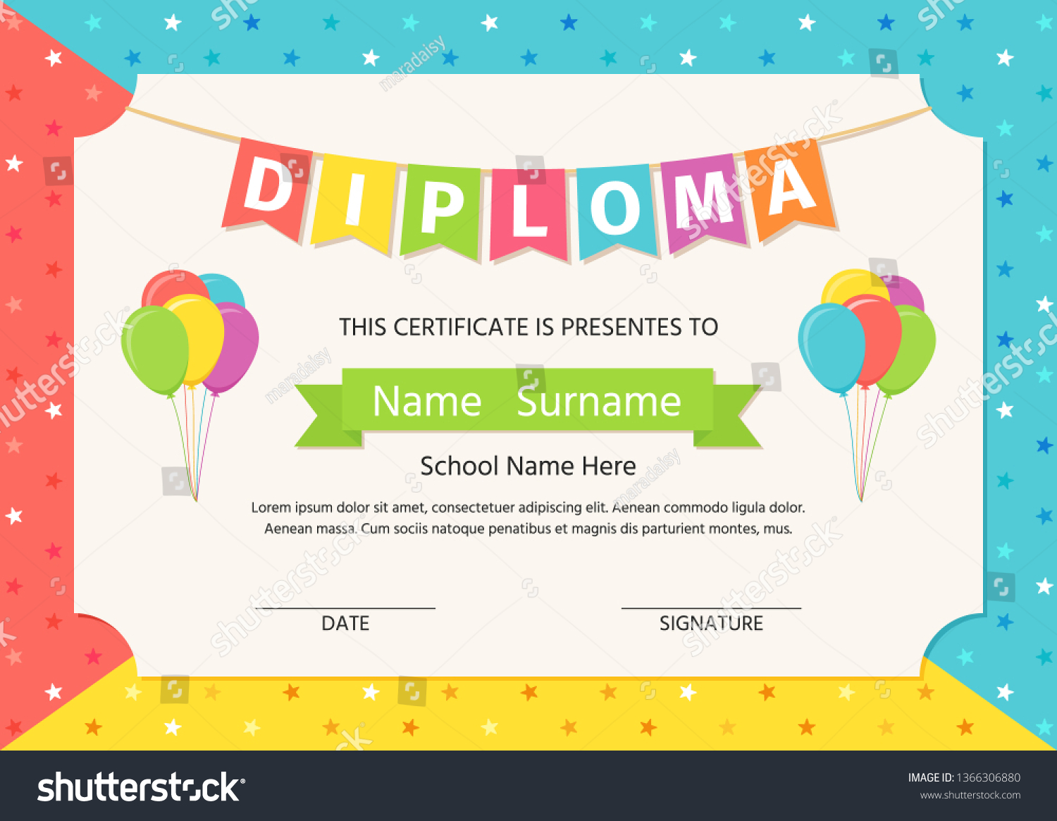 5,805 Diploma preschool Images, Stock Photos & Vectors | Shutterstock