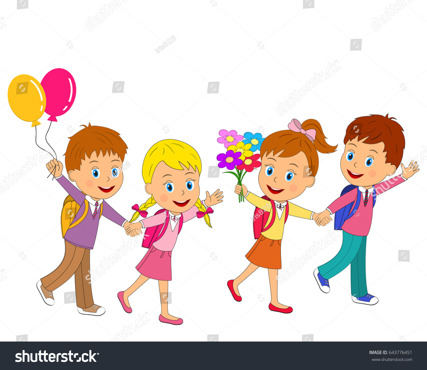 Kids Going Schoolillustration Vector 643776451 Shutterstock kids-going-schoolillustration-vector-643776451-shutterstock