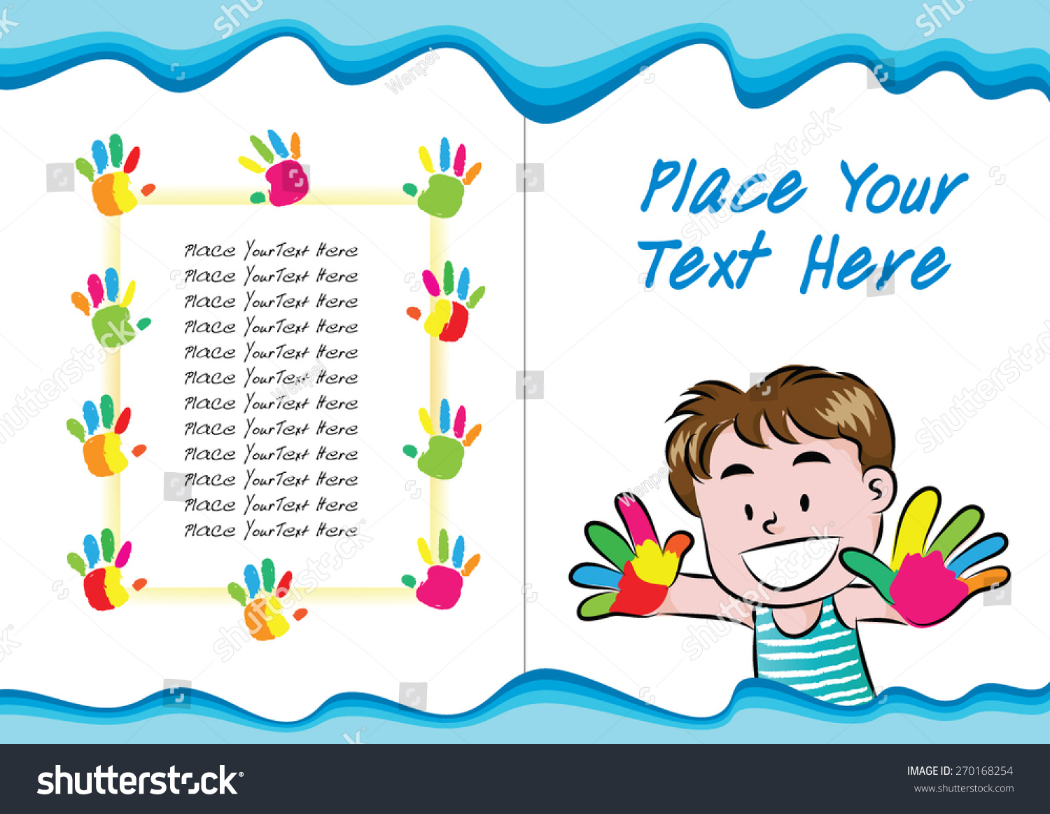 Kids Book Cover Design Stock Vector (Royalty Free) 270168254 | Shutterstock