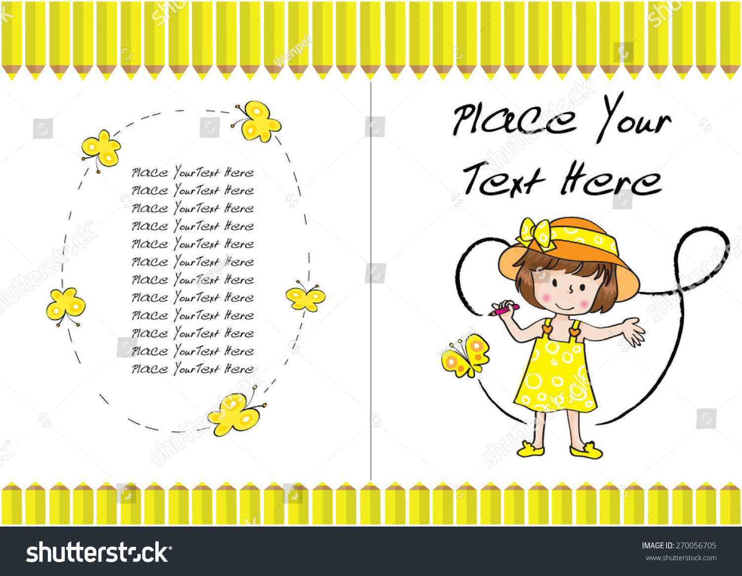 Kids Coloring Book Cover Design Stock Vector (Royalty Free) 270056705