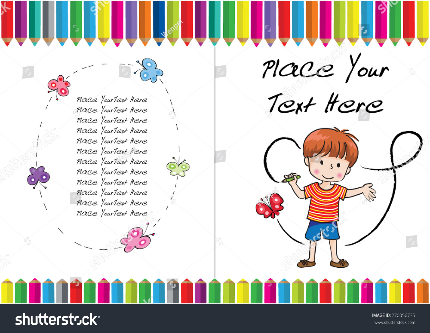 Download Kids Coloring Book Cover Design Stock Vector Royalty Free 270056735