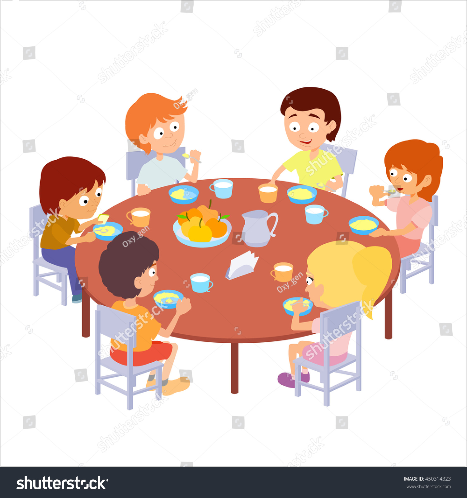 Mittagessen Kindergarten Clipart