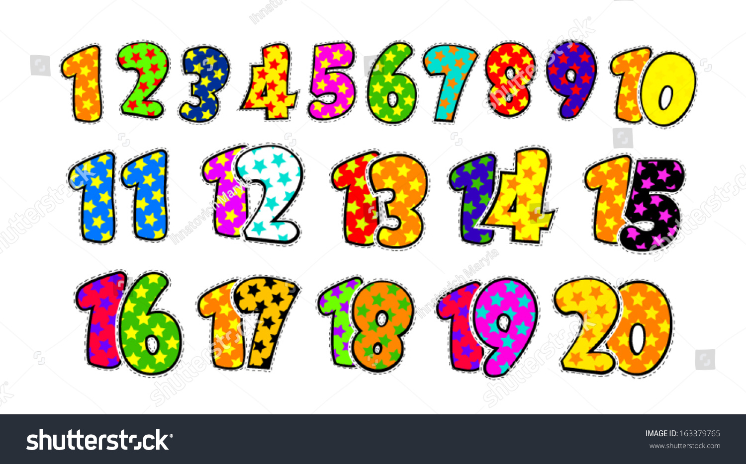 free clip art numbers 1 to 20 - photo #37