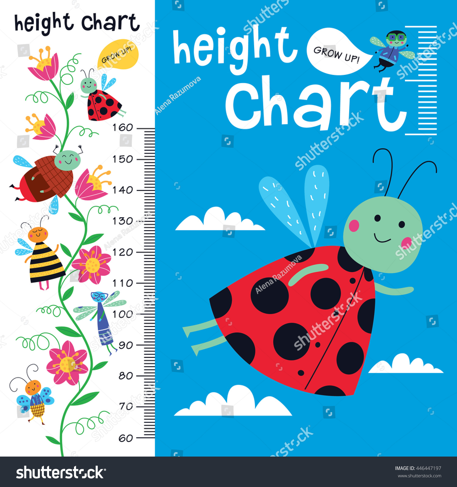 Cute Height Chart