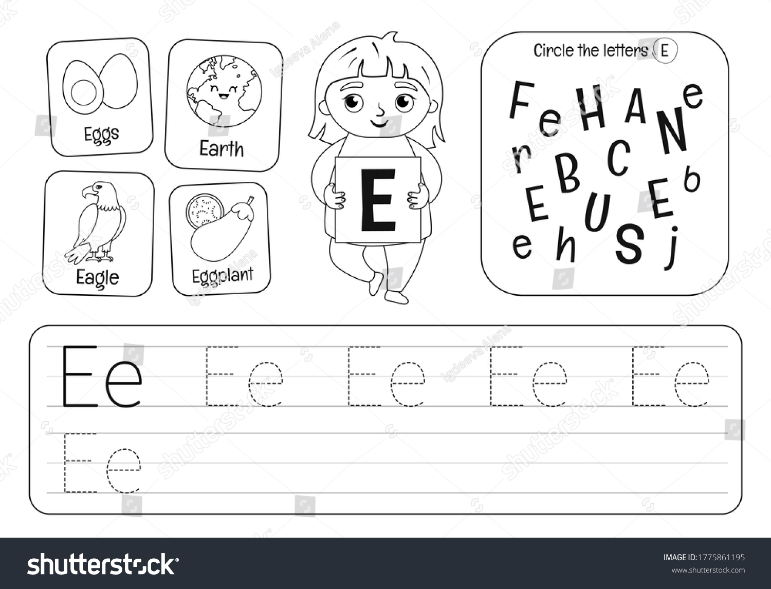 920 e worksheets images stock photos vectors shutterstock