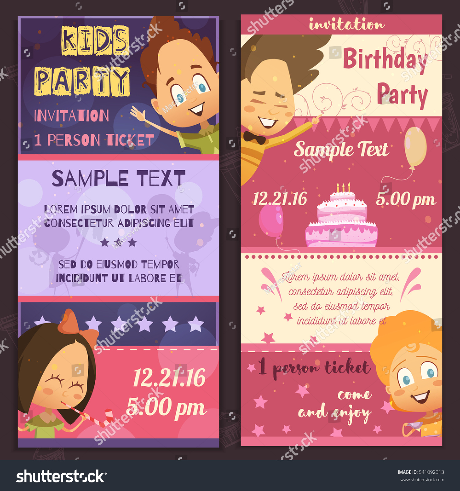 kids-party-invitation-layout-vertical-banners-541092313