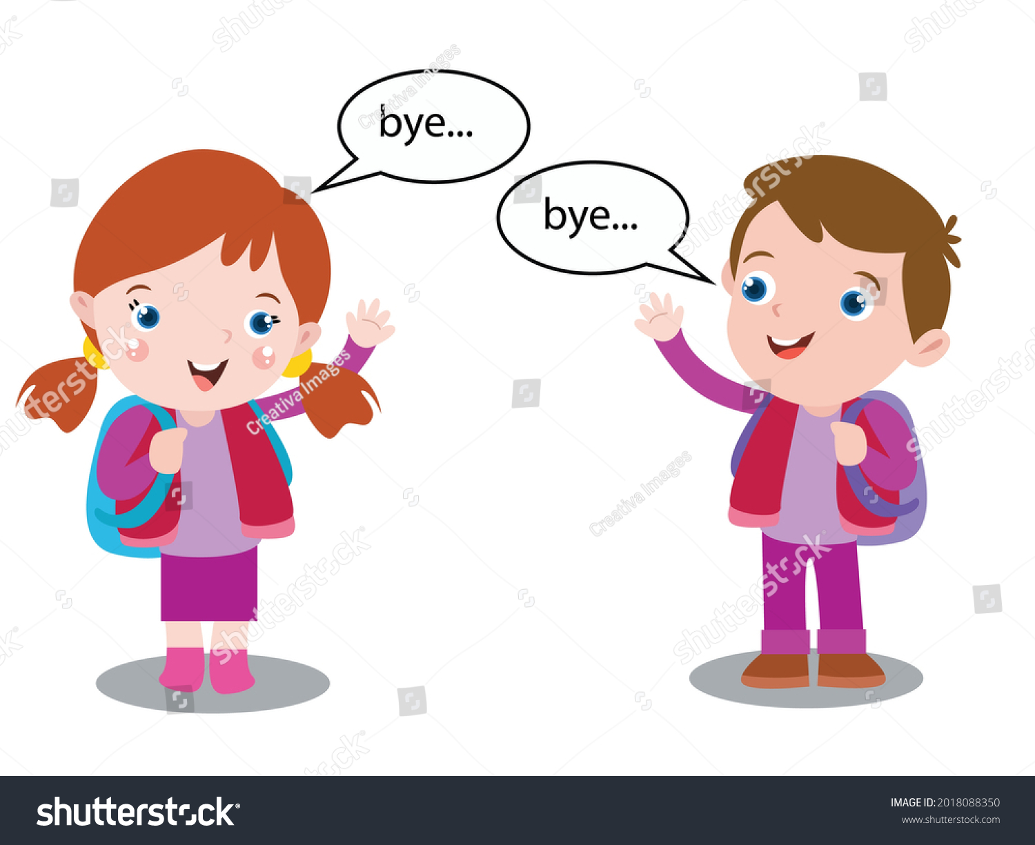 503 Girl saying good bye Images, Stock Photos & Vectors | Shutterstock