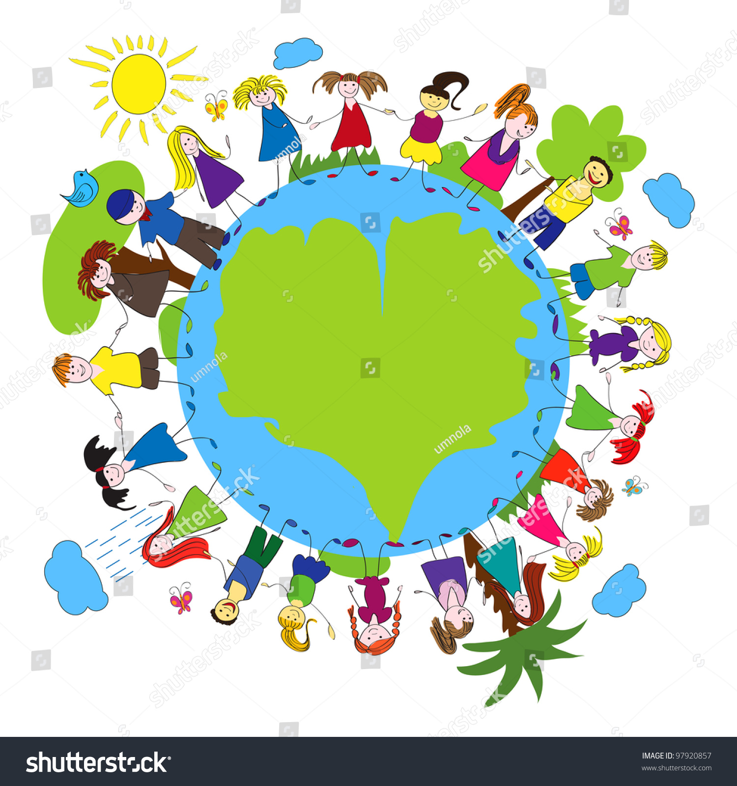 Kids Vector Set: Vector có sẵn (miễn phí bản quyền) 97920857 | Shutterstock