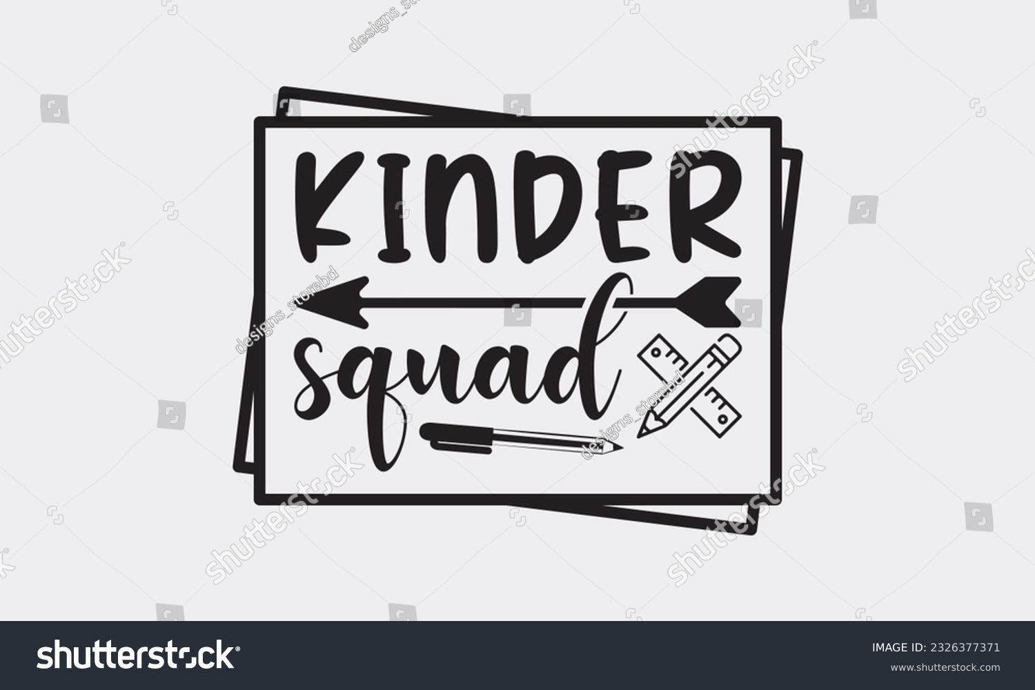 SVG of Kinder squad svg, Teacher SVG Bundle, School and Teach, Back to School svg, Teacher Gift , Teacher Shirt, Cut Files for Cricut svg