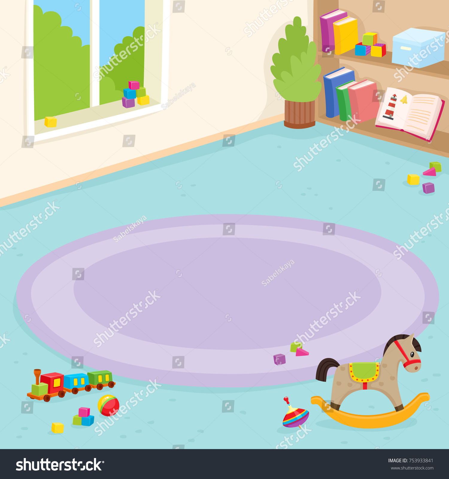 Kindergarten Room Playroom Interior Window Bookcase Stokovye Izobrazheniya V Hd I Milliony Drugih Stokovyh Fotografij Illyustracij I Vektornyh Izobrazhenij Bez Licenzionnyh Platezhej V Kollekcii Shutterstock Ezhednevno