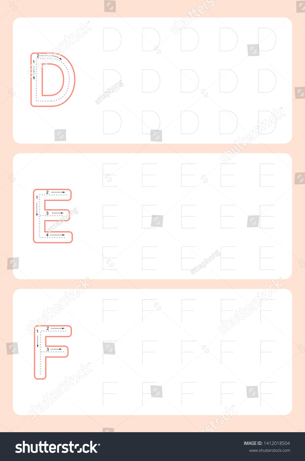 Printable Alphabet Trace Worksheet - A Worksheet Blog