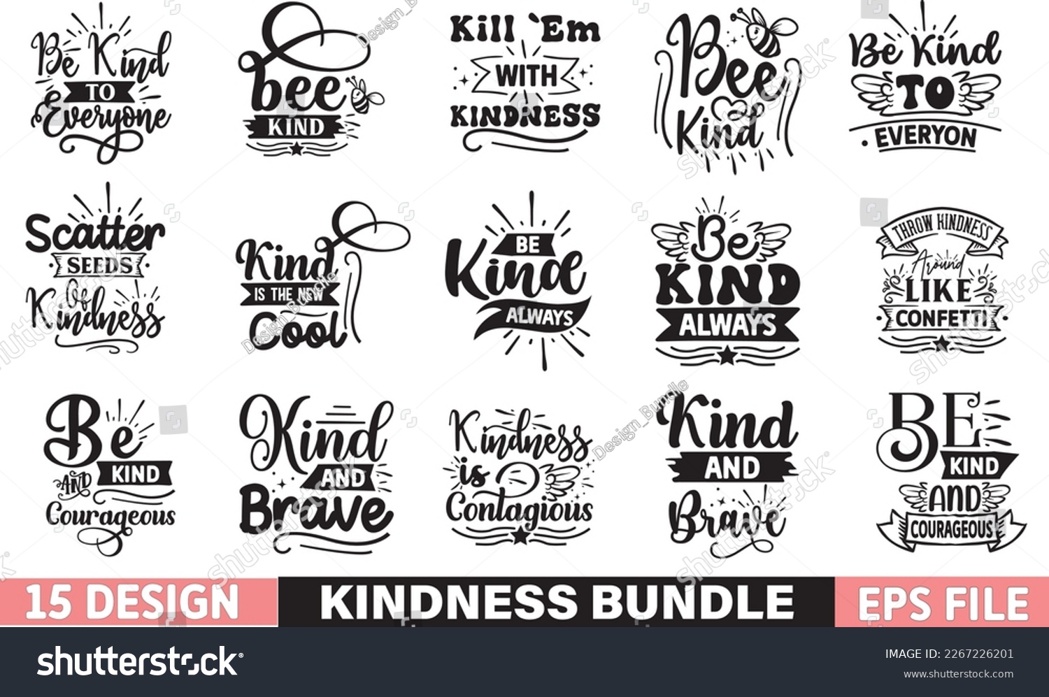 SVG of kindness SVG Bundle , kindness SVG Design, Thankful svg, Be Kind svg, Kindness Cut files svg