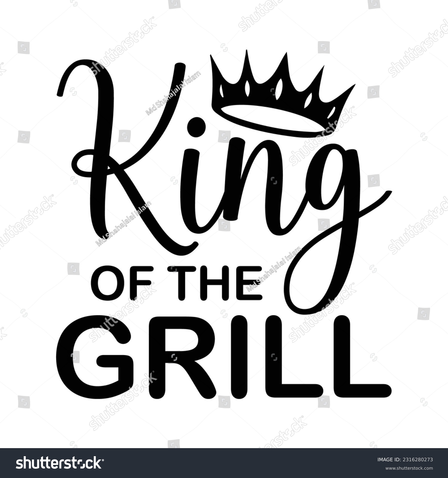 SVG of King of the grill, Father's day shirt design print template, SVG design, Typography design, web template, t shirt design, print, papa, daddy, uncle, Retro vintage style t shirt svg