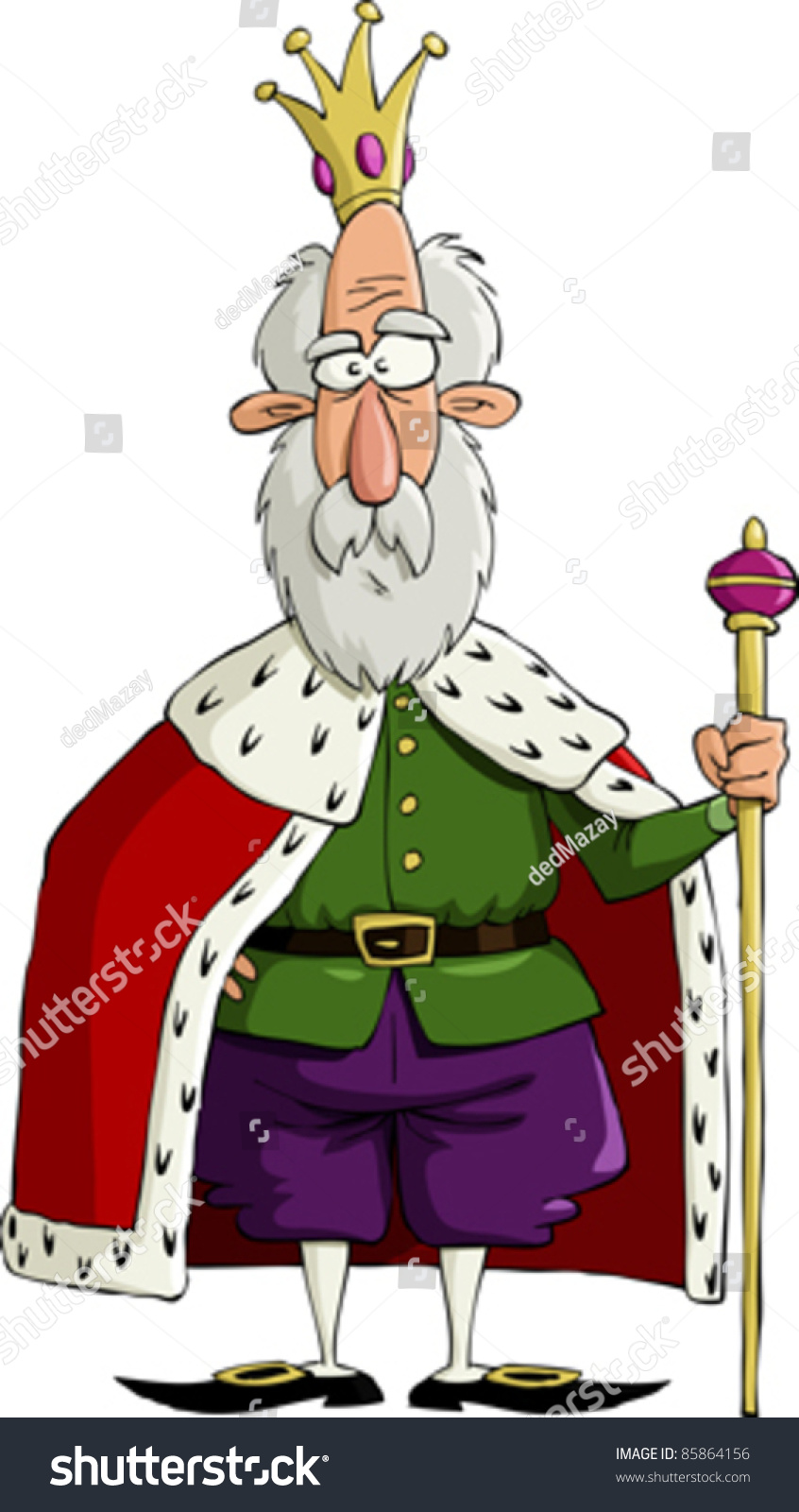 King On A White Background, Vector Illustration - 85864156 : Shutterstock