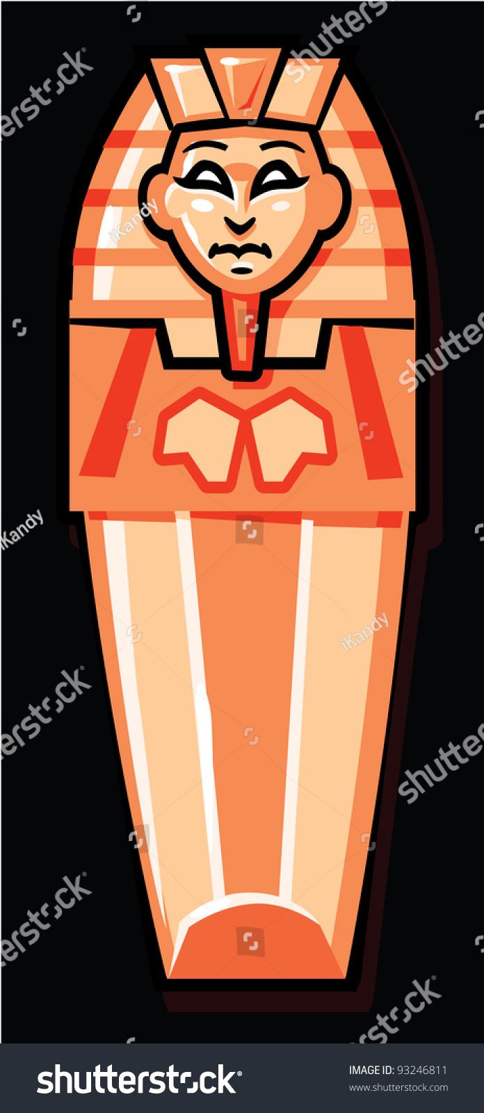 King Tut Stock Vector (royalty Free) 93246811 