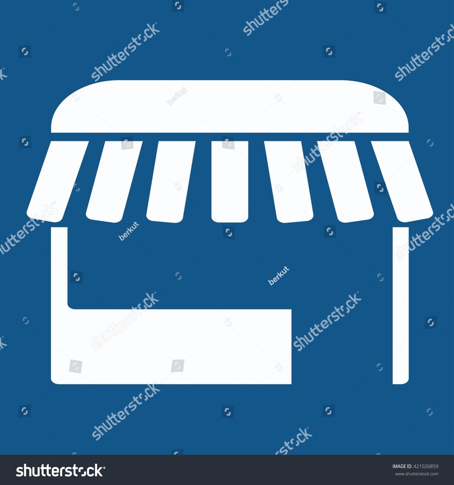 Kiosk Icon Stock Vector (Royalty Free) 421026859