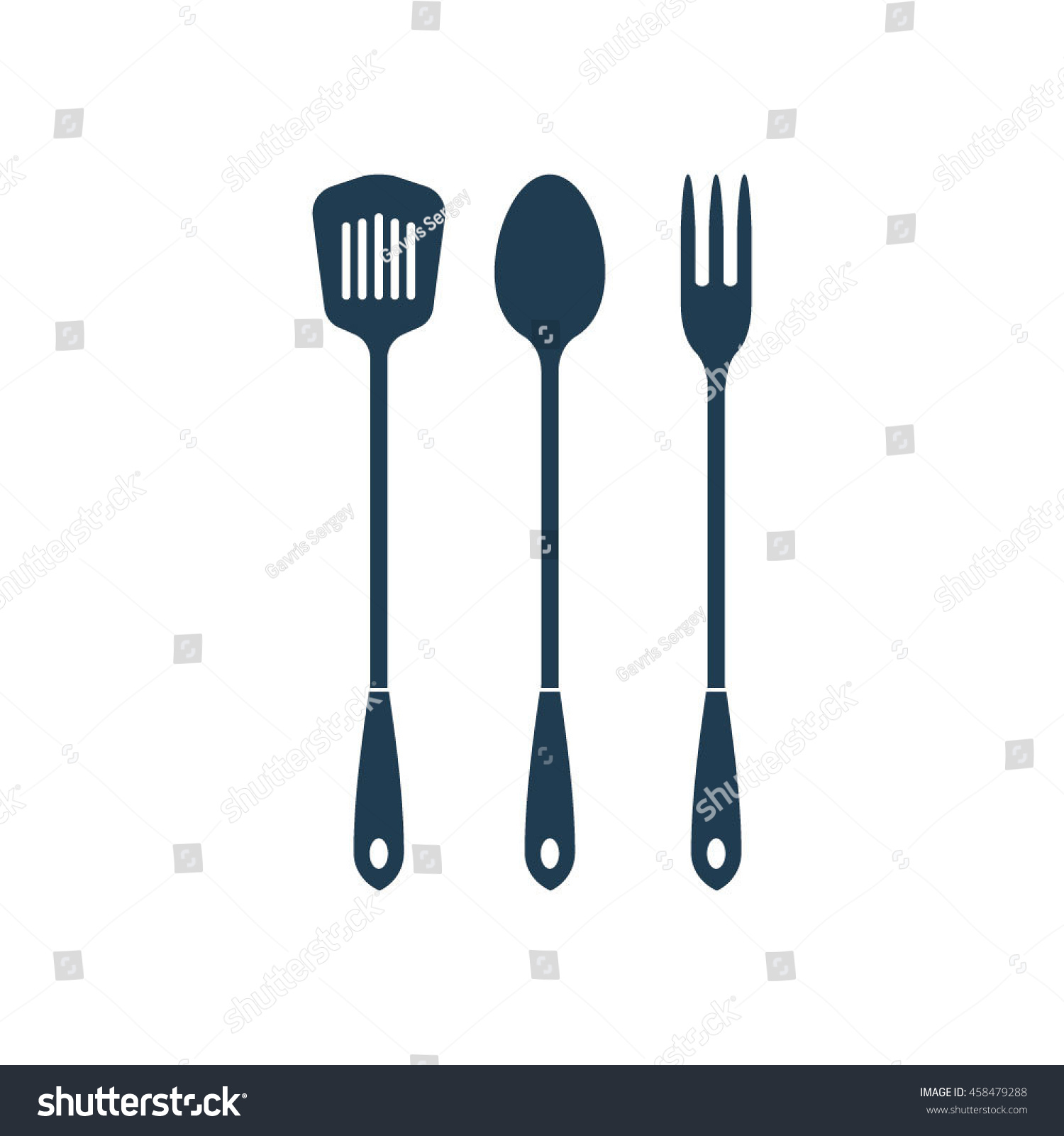 Vintage Kitchen Utensils Illustration kitchen fork spoon cutlery ladle vector stock vector 458479288 Vintage Kitchen Utensils Illustration kitchen fork spoon cutlery ladle vector stock vector 458479288