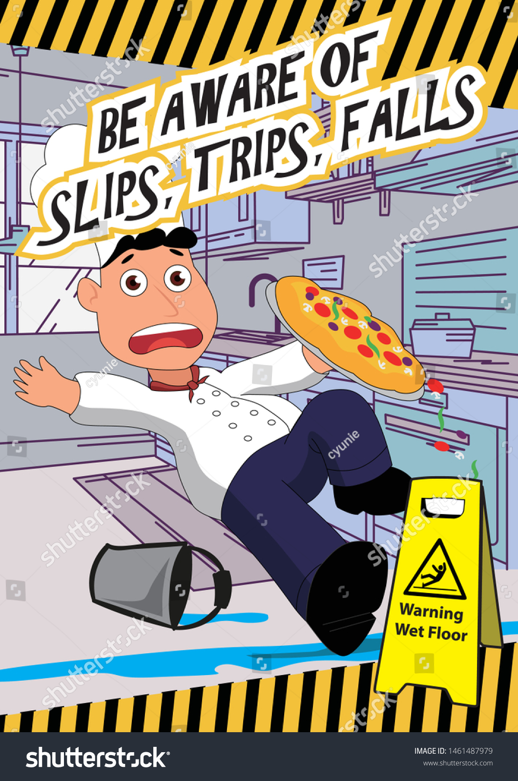 kitchen safety poster drawing splitloomnecklacetutorial