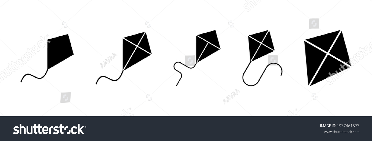 SVG of Kite icon set. kite vector icon. svg