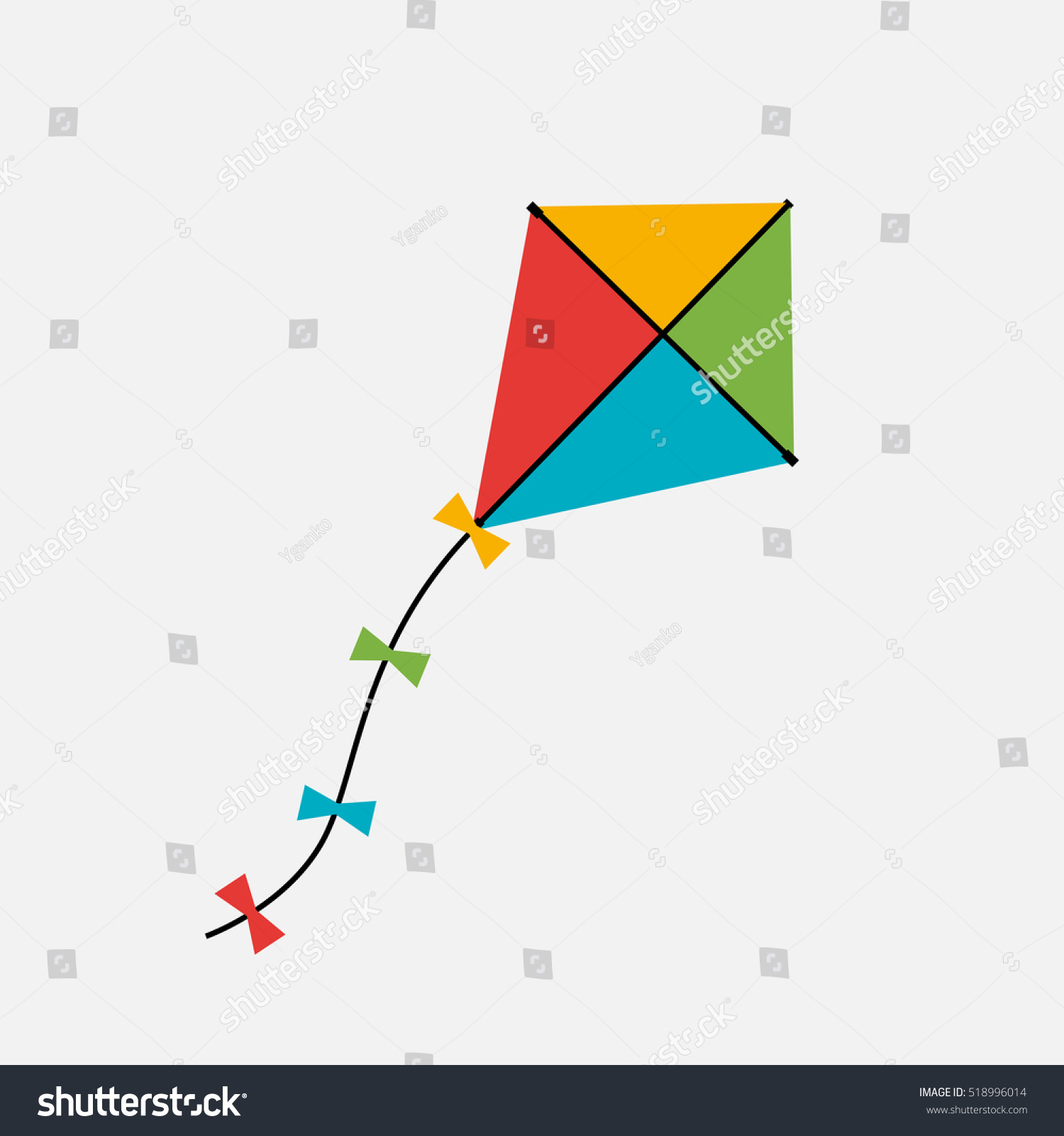 SVG of Kite  Icon. Vector Illustration EPS10 svg