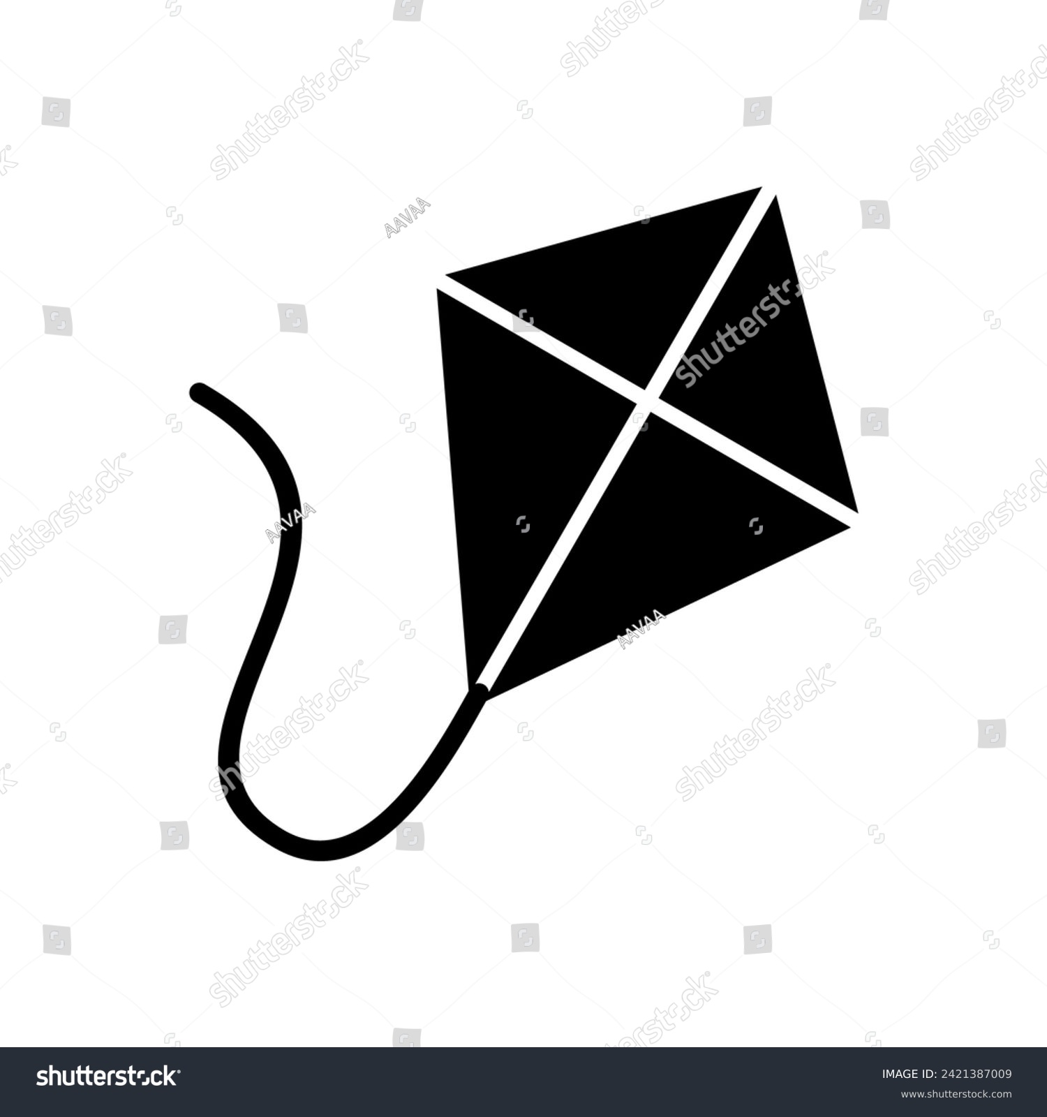 SVG of Kite icon vector. kite vector icon. svg
