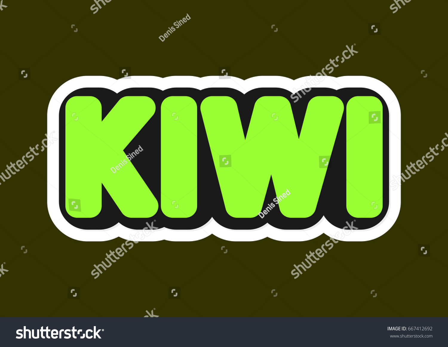 kiwi-isolated-sticker-word-design-template-stock-vector-royalty-free