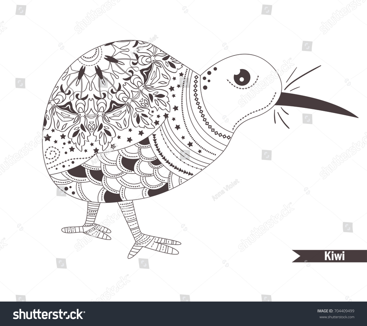 75 Top Kiwi Bird Coloring Pages  Images