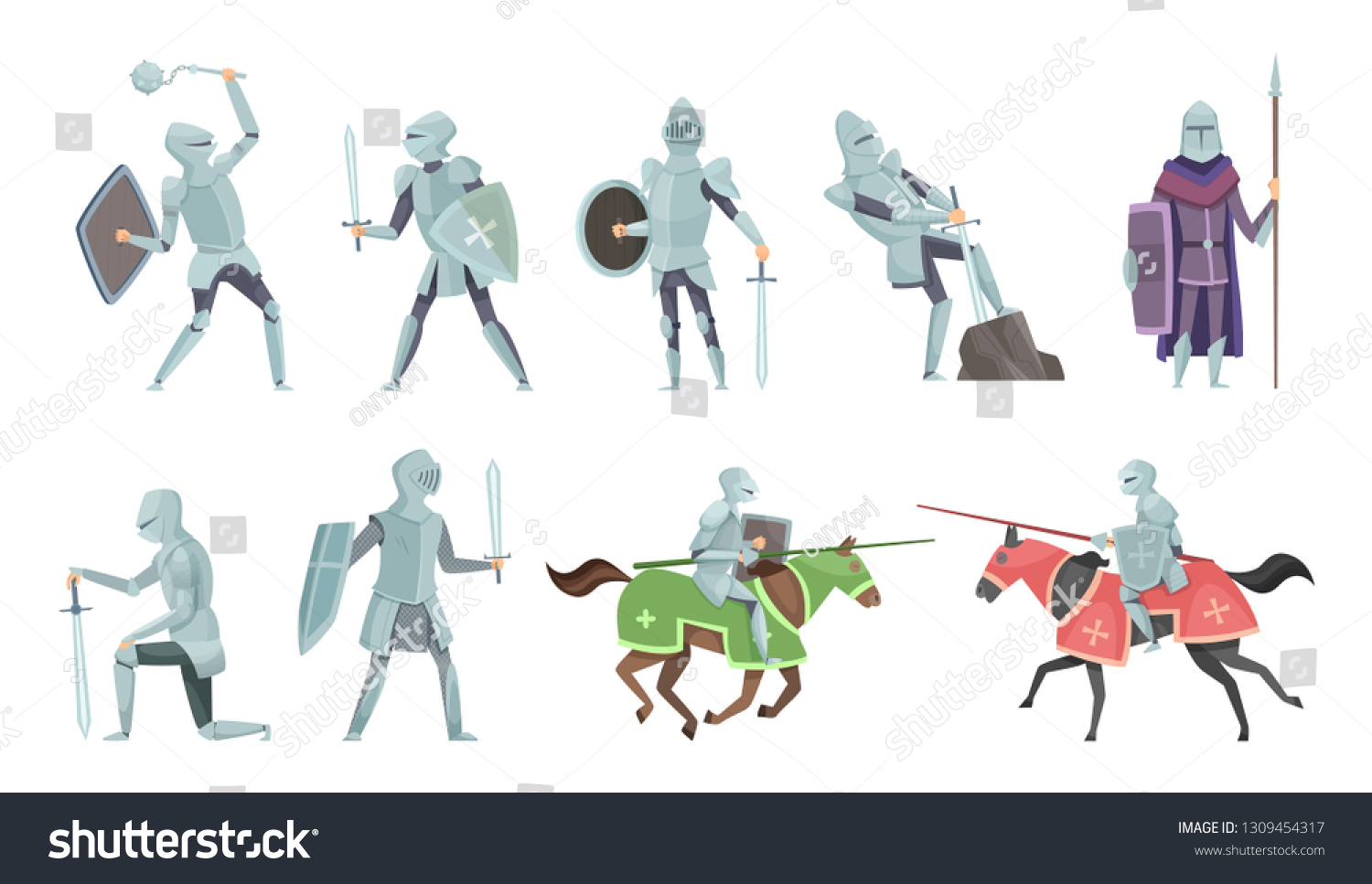 5,609 Medieval knights jousting spear Images, Stock Photos & Vectors ...