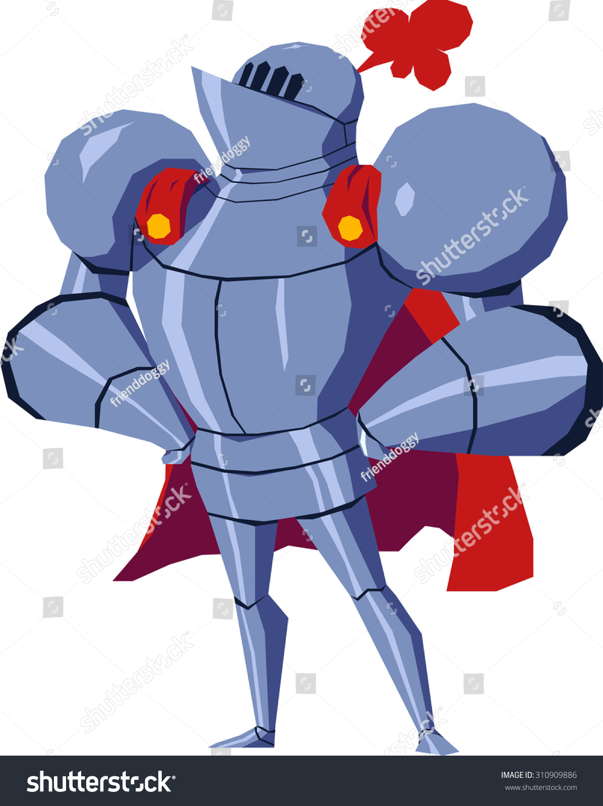 Knight Full Armor Vector Illustration Stock Vector Royalty Free 310909886 Knight Full Armor Vector Illustration Stock Vector Royalty Free 310909886