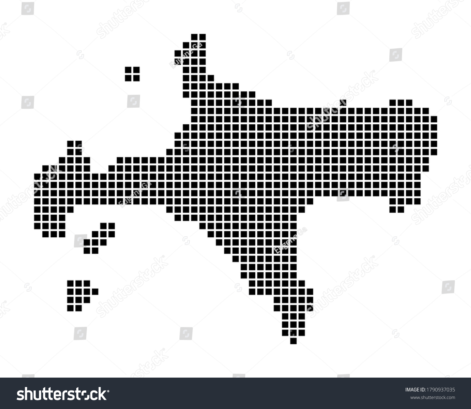 Ko Mak Map Map Ko Mak Stock Vector (Royalty Free) 1790937035 | Shutterstock