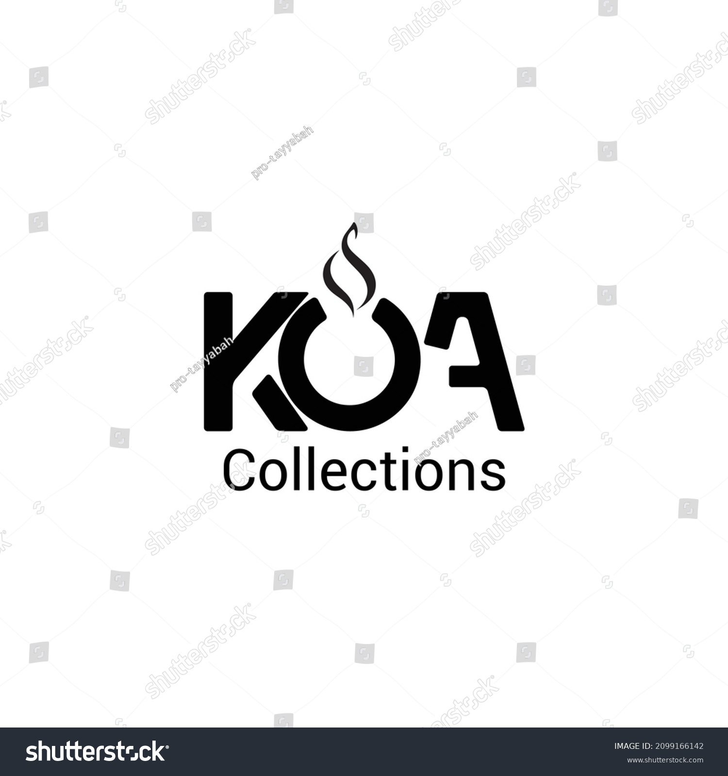 SVG of KOA Logo design  candle KOA Logo svg