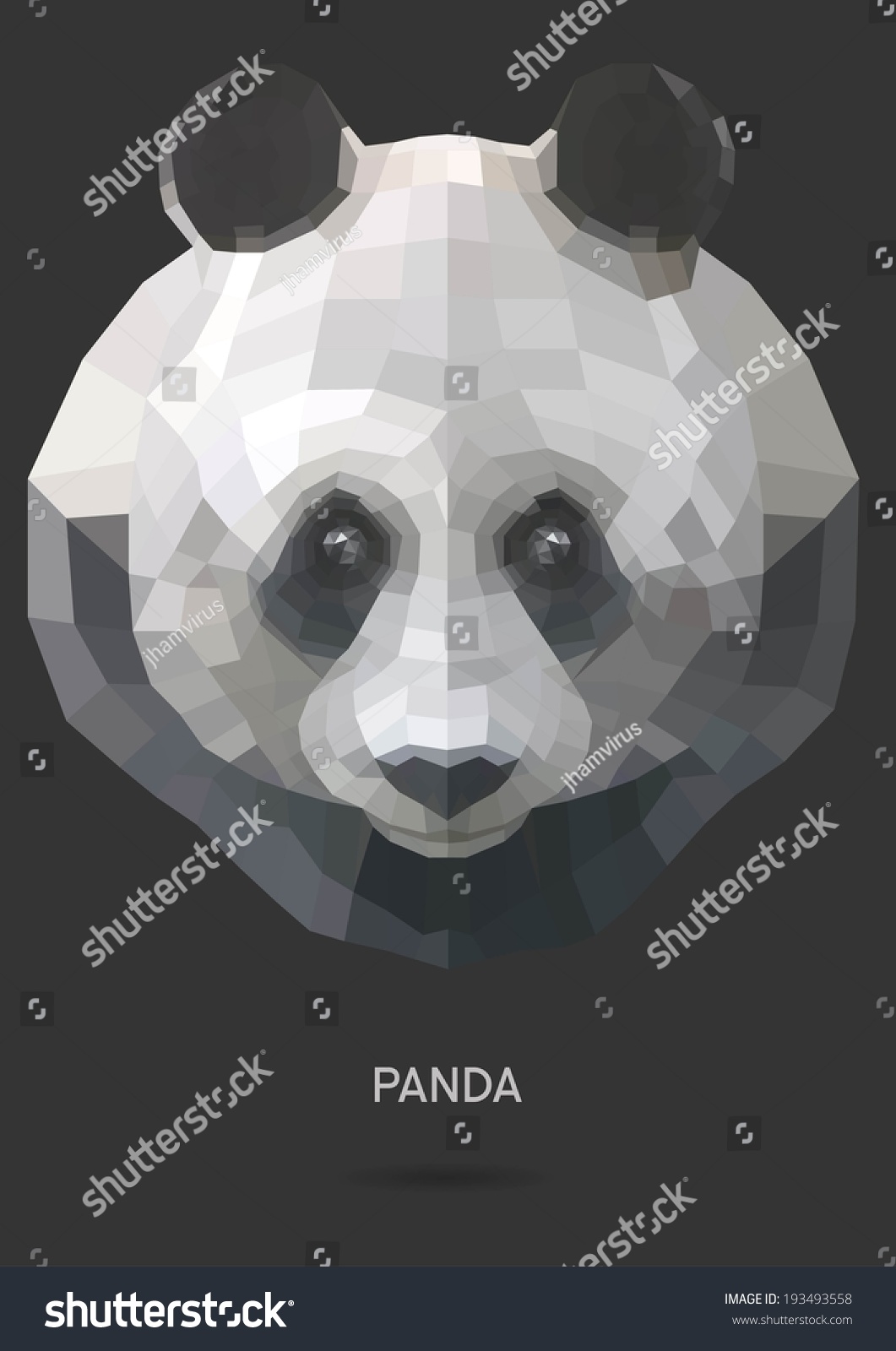 Koala Vector Polygon Geometric - 193493558 : Shutterstock