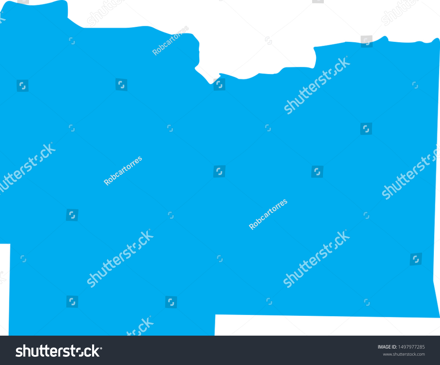 Koochiching County Map State Minnesota Stock Vector (Royalty Free ...