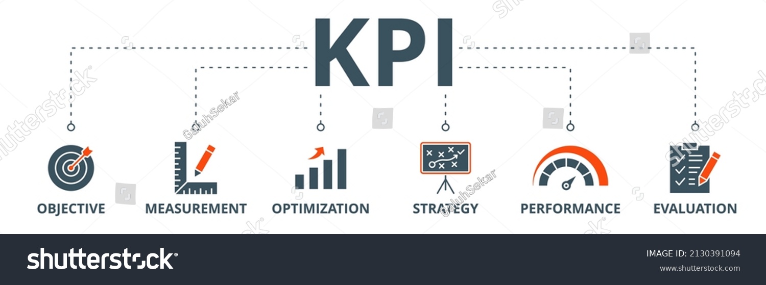 Kpi Banner Web Icon Vector Illustration Stock Vector (Royalty Free Kpi Banner Web Icon Vector Illustration Stock Vector (Royalty Free