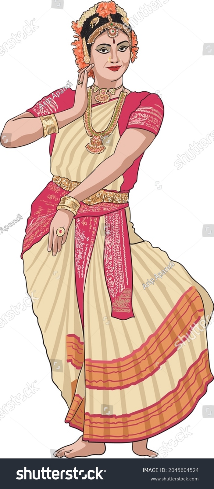 1 Kuchupudi Stock Vectors, Images & Vector Art | Shutterstock