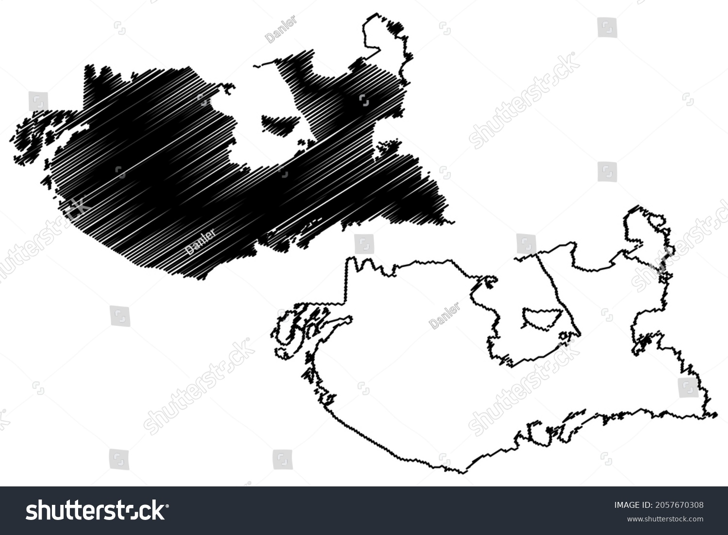 Kutch District Gujarat State Republic India Stock Vector (Royalty Free ...