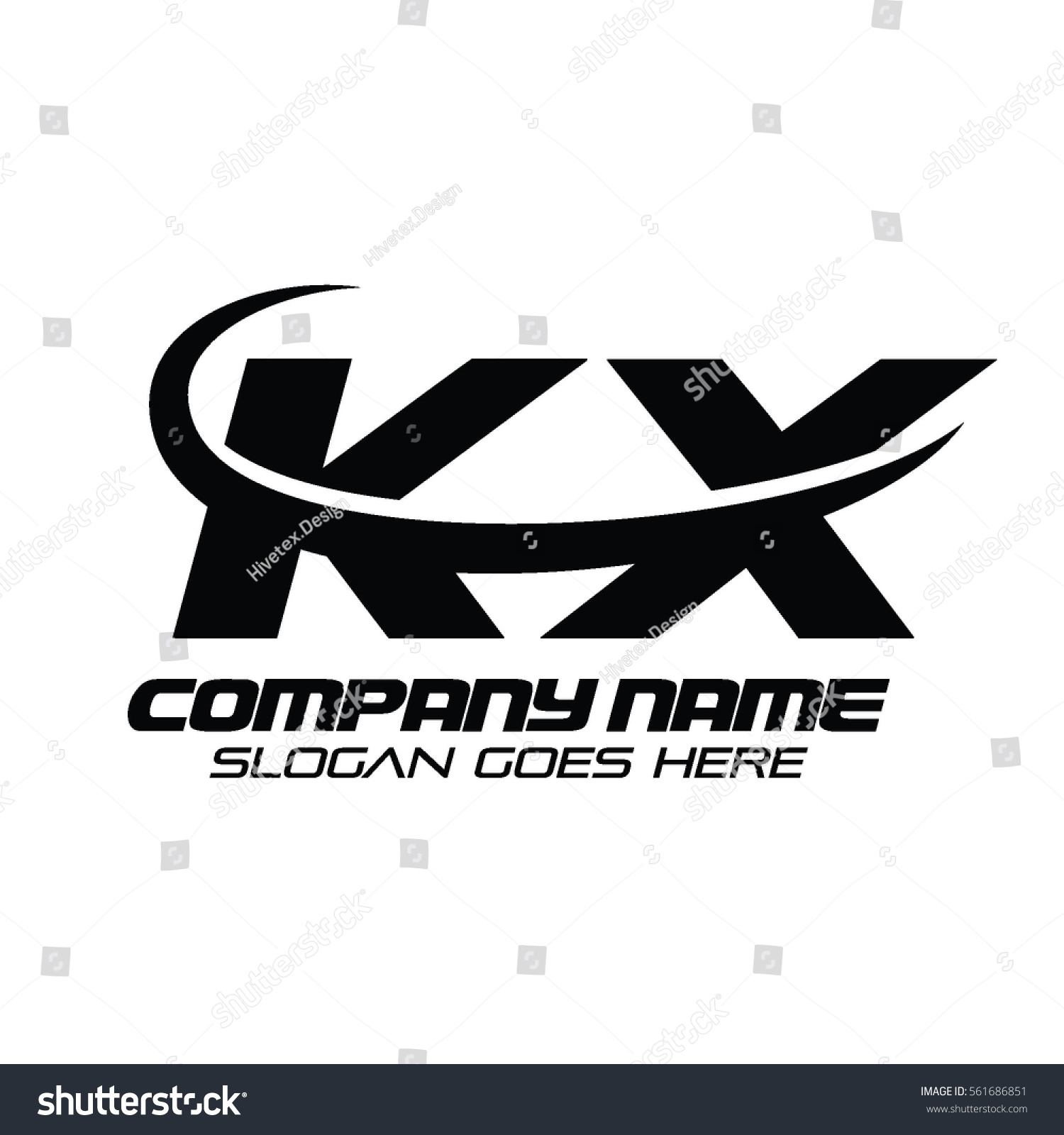 Kx Logo Stock Vector 561686851 - Shutterstock
