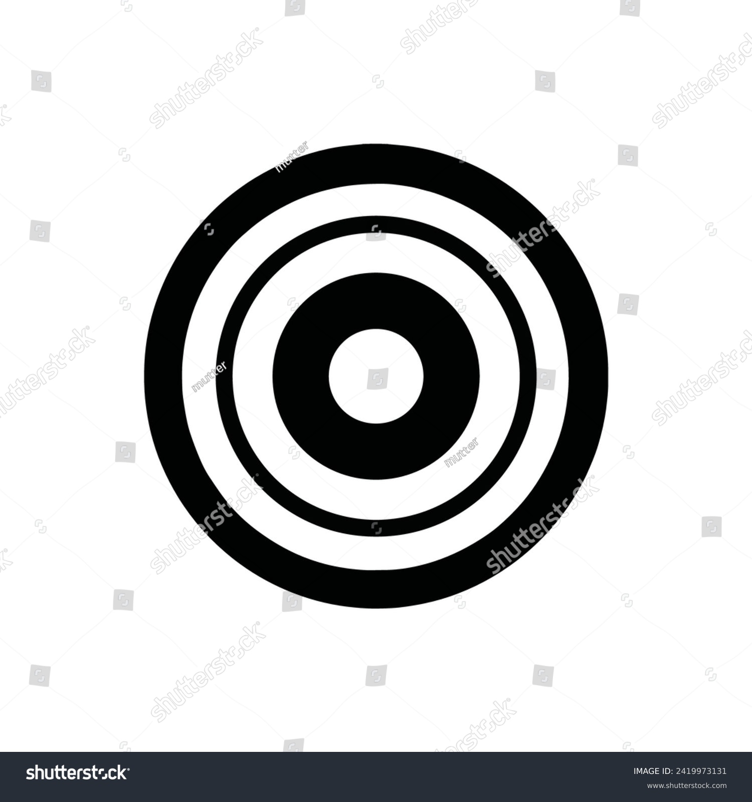 SVG of Kyudo target illustration What is the target svg