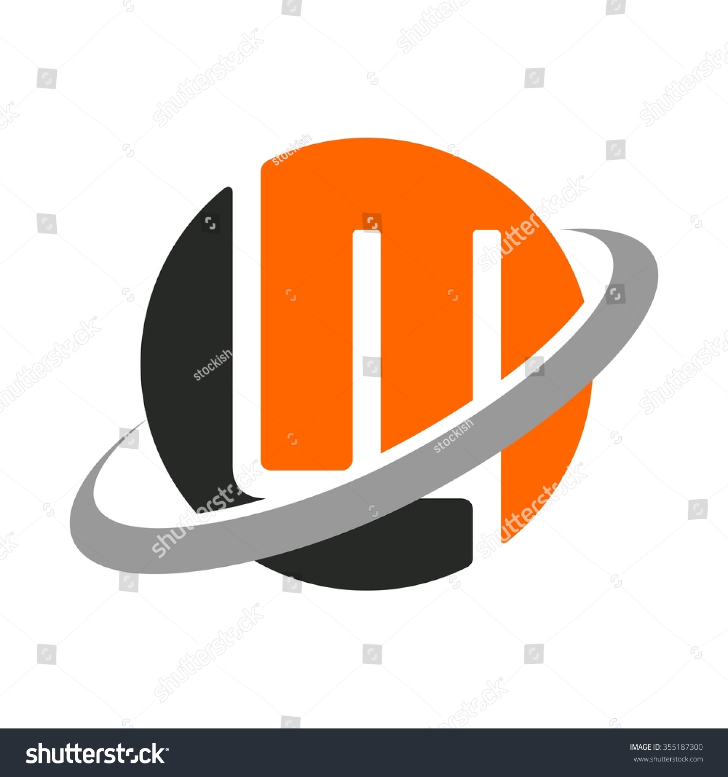 L And Letter M Logo Vector. - 355187300 : Shutterstock