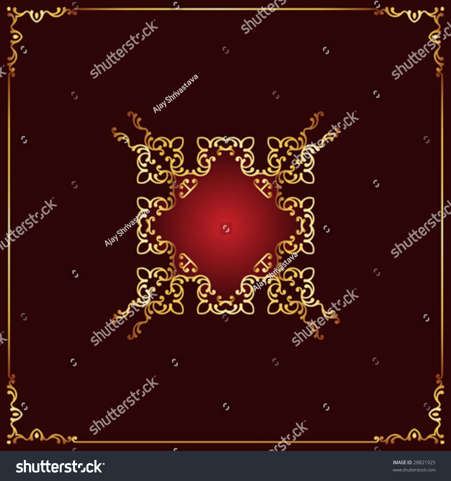 Label Border Frame Design Stock Vector (Royalty Free) 28821925