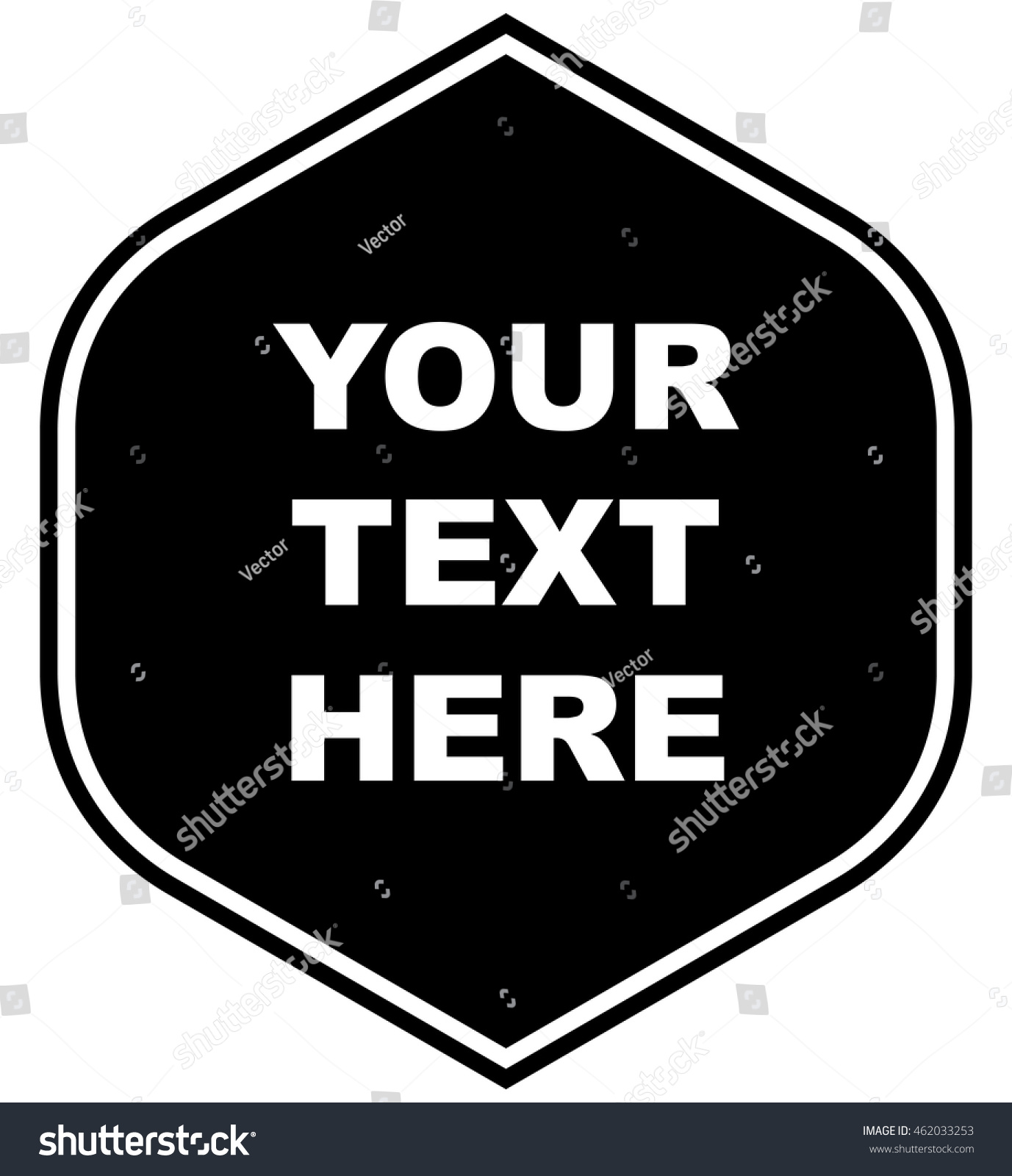 Label Text Logo Design Vector Stock Vector (Royalty Free) 462033253 ...