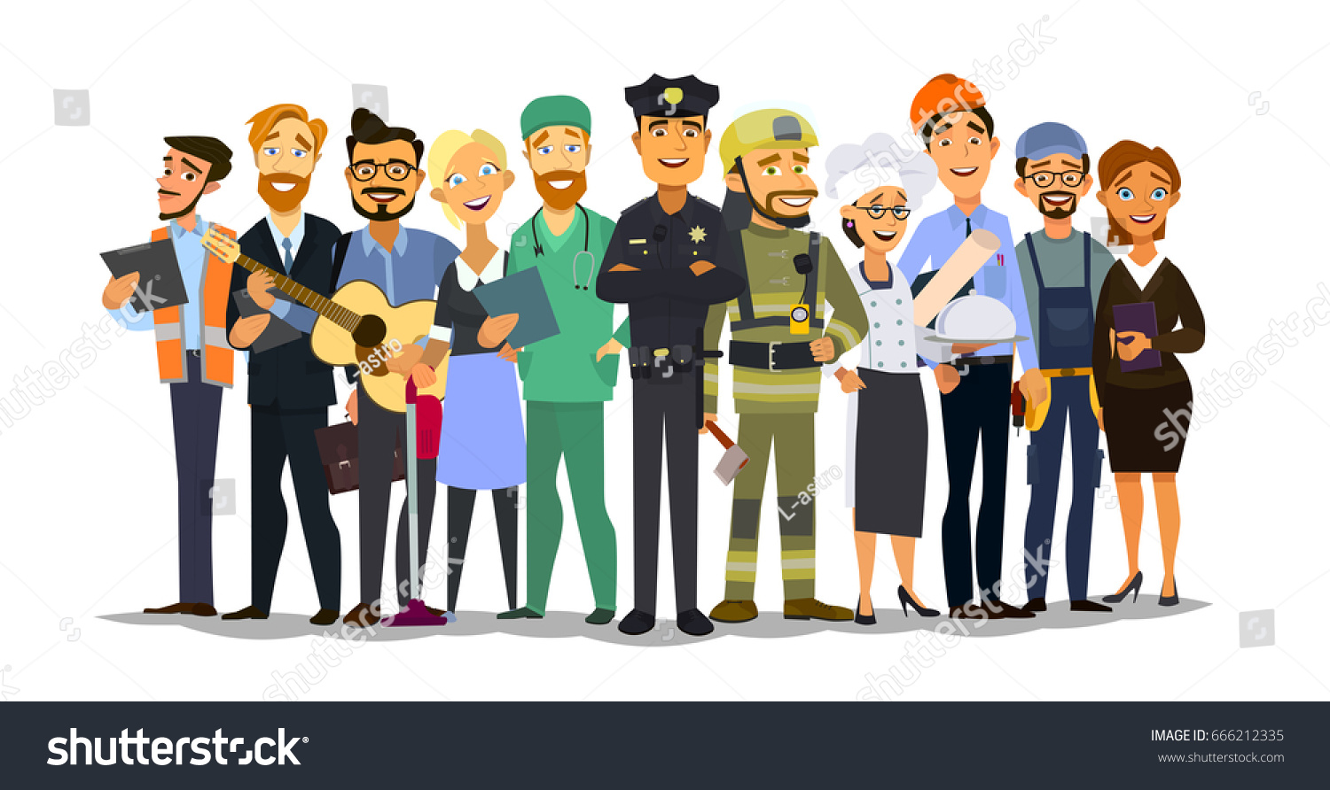 Set of Different Professions Set of Different Professions