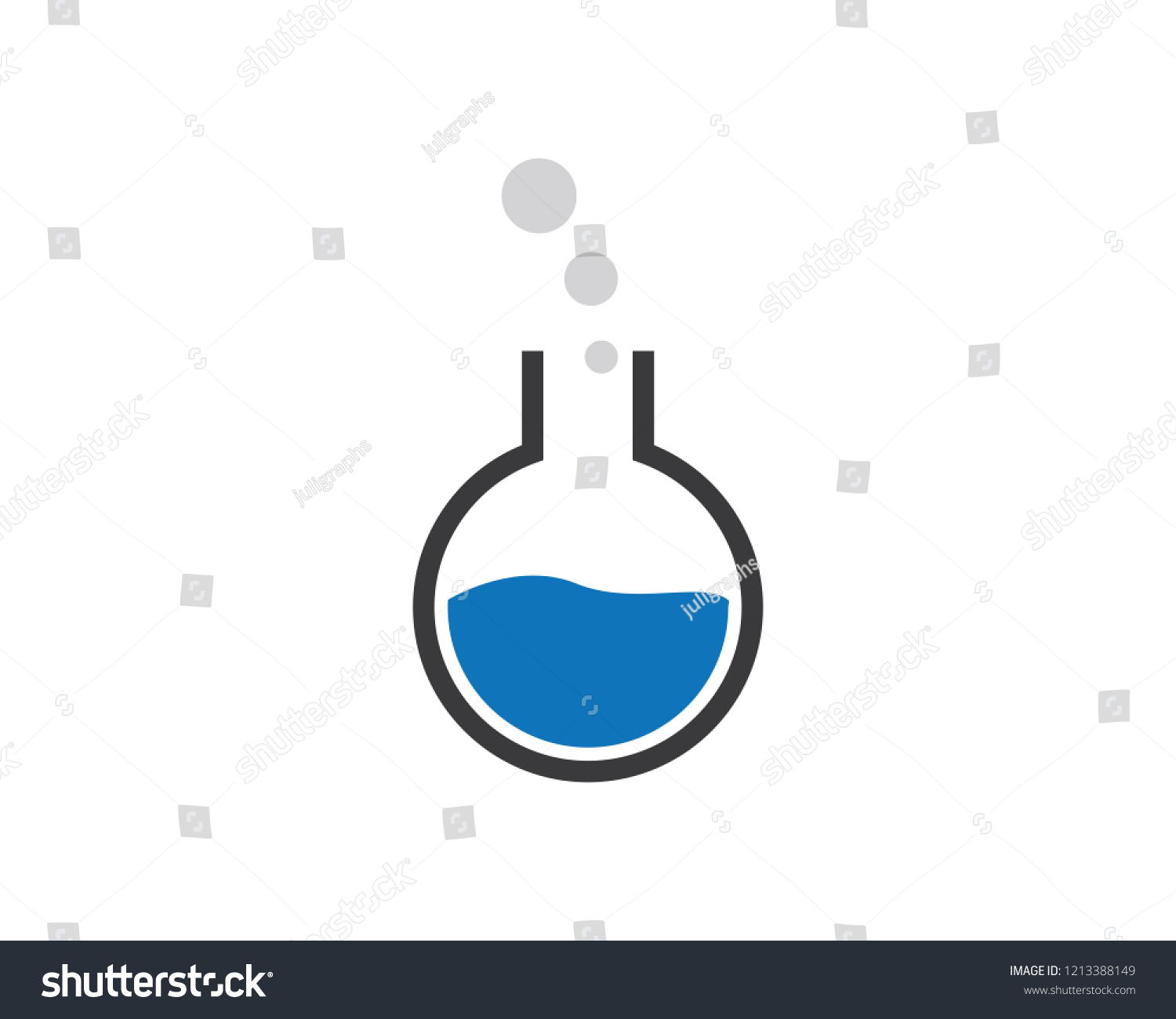 Laboratory Logo Icon Vector Template Stock Vector (Royalty Free ...