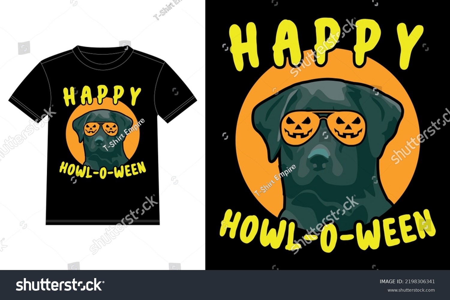 SVG of Labrador Retriever Pumpkin Howl-o-ween T-Shirt  svg