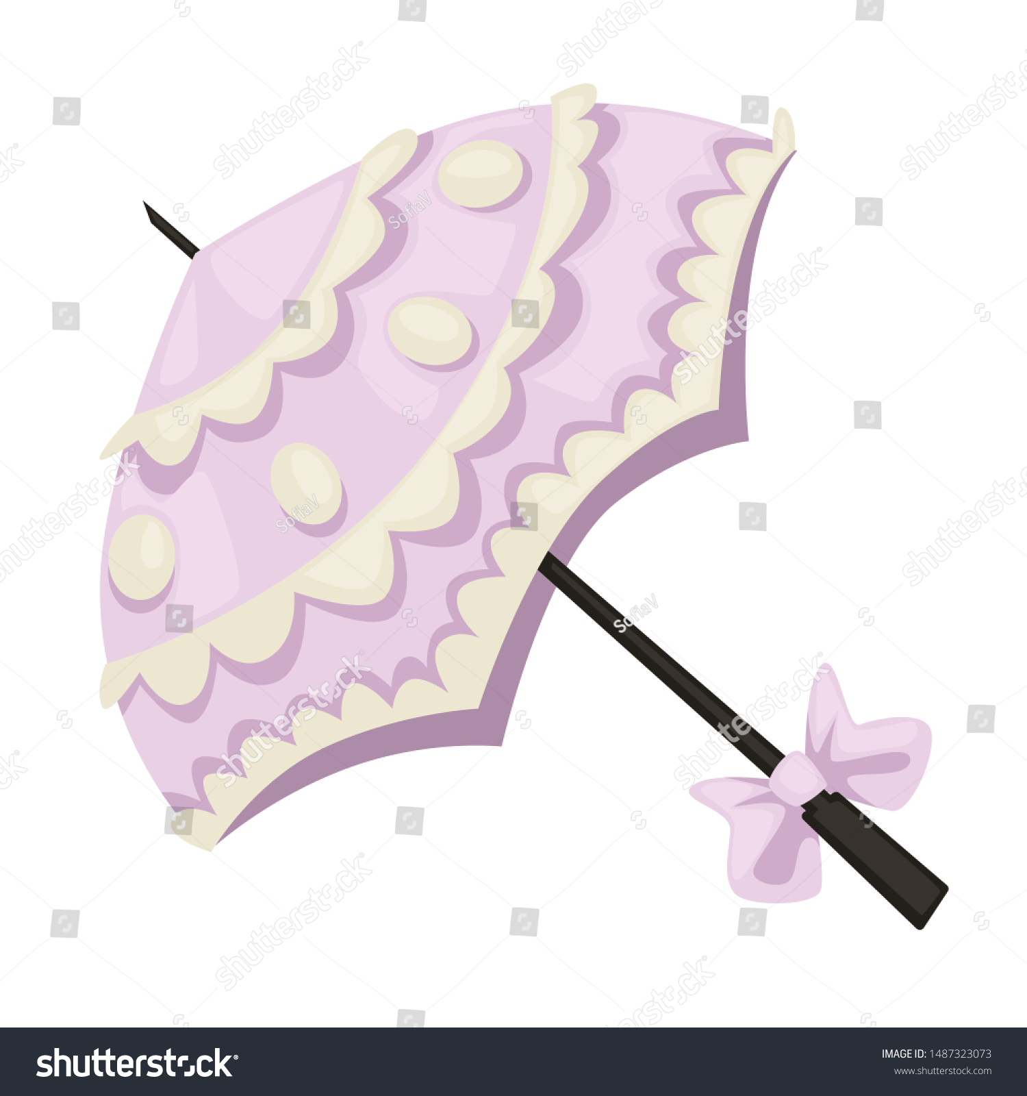 waterproof lace umbrella