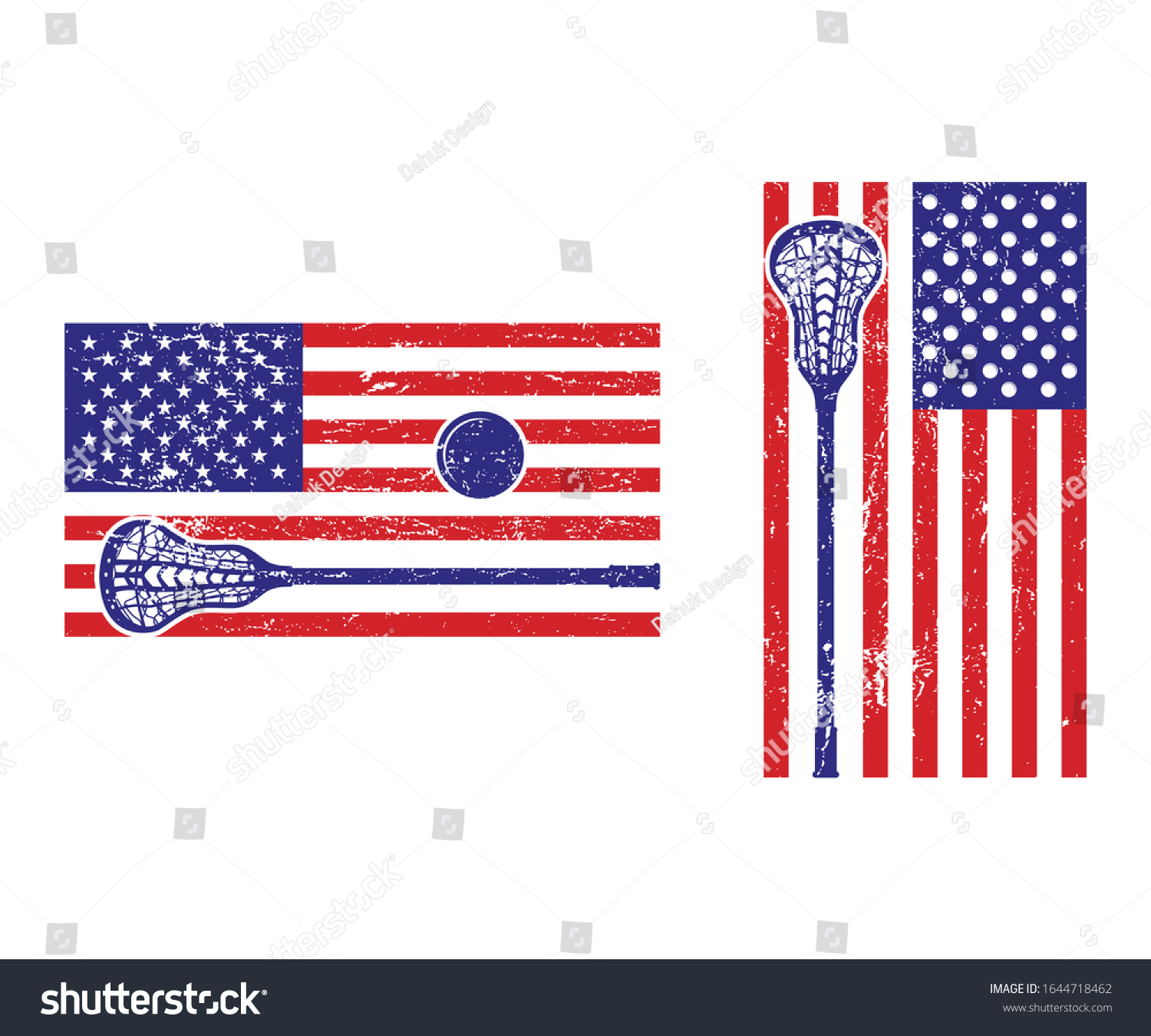 SVG of Lacrosse flag. Distressed Lacrosse flag vector illustration design svg