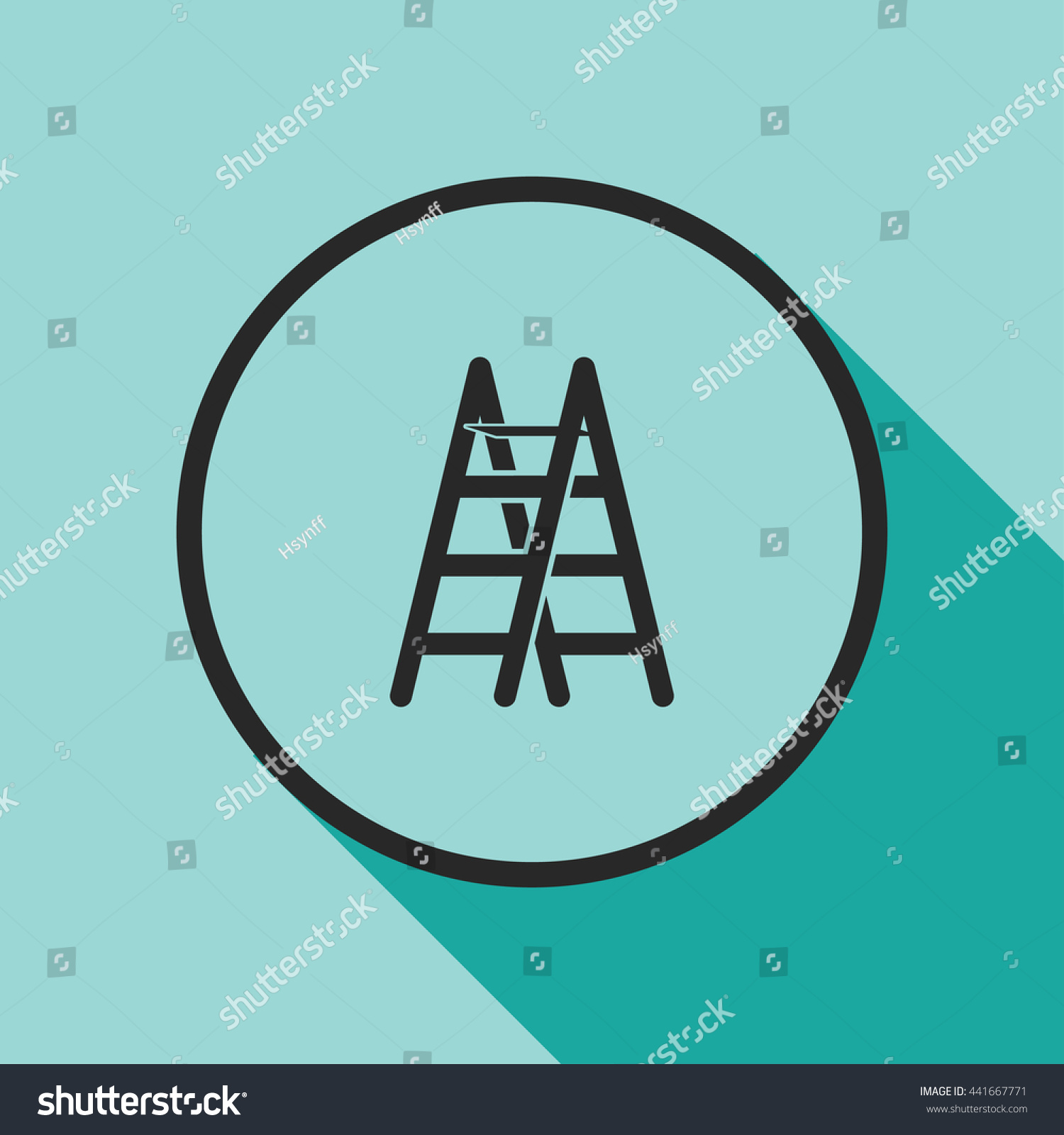 Ladder Icon Stock Vector (Royalty Free) 441667771 | Shutterstock